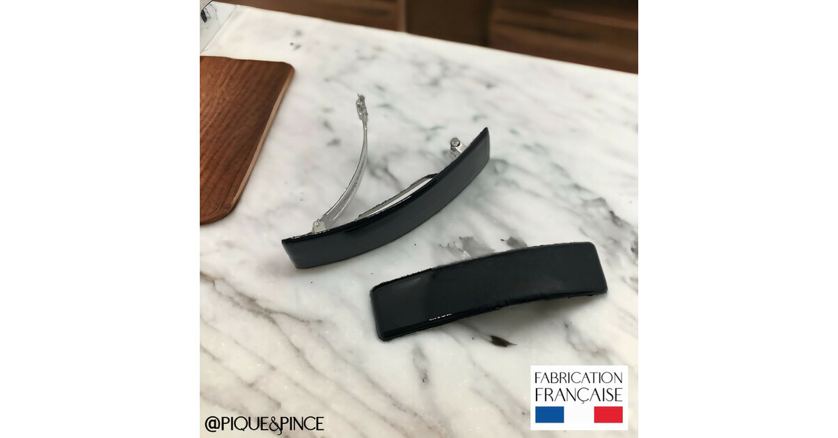 Barrettes Classiques Noires Labell - Lot De 2 élastiques à Cheveux - Neuf En Emballage D'origine
